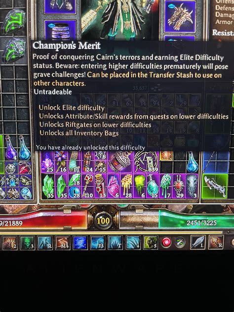 grim dawn merits|Merit Tokens and how they work .